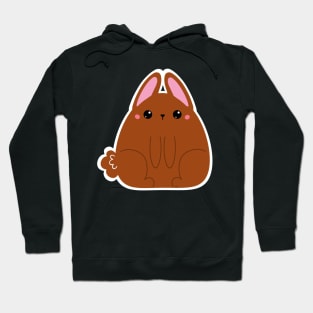 Cute Bunny, brown cute rabbit for Easter time spring Hoodie